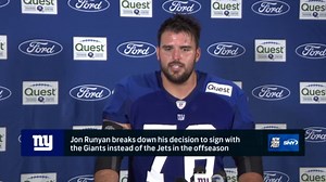 Jon Runyan Jr. explains his decision to sign with Giants instead of Jets