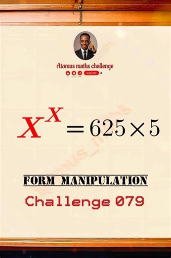 Equation manipulation 079. 🔥 #fyp #viralmath #mathstest #mathequation #basicmath #mathschallenge