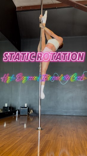 When the poles not spinning…but I am 💥Static pole brings out the strength and sass! Do you notice how red my skin is? Guess how many times I did this combo! #staticpole #pdstaticrotation #staticpolecombo #polecombo | Pole Dance With Shi