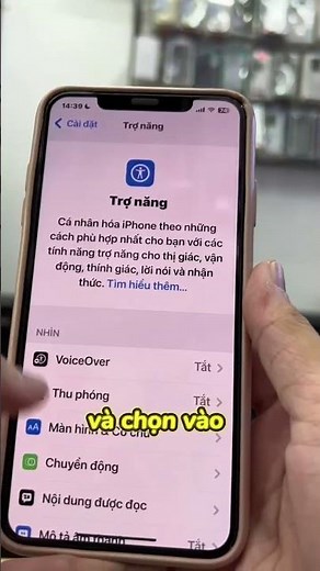Điều chỉnh cỡ chữ trên iPhone😍 #tamducmobile #iphone #meohay