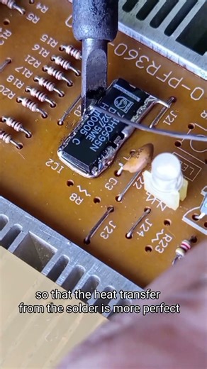 how to desolder ttl ic 74hc595n series with method pull from top copper board