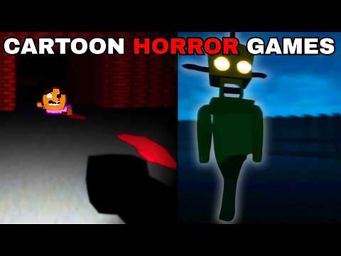 I Played The Most CURSED Cartoon Horror Games I Could Find