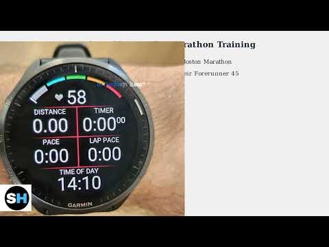 Garmin Forerunner 45 System Settings Overview – Menus, Alerts & Data Screens