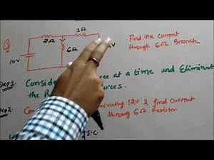 Superposition Theorem - Electrical Technology [Hindi]