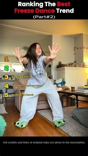 Ranking The Best Freeze Dance Trend (#Part2)