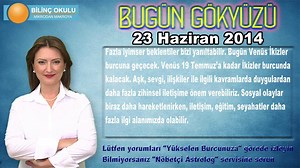 YENGEÇ Burcu, GÜNLÜK Astroloji Yorumu, 23 HAZİRAN 2014, Astrolog DEMET BALTACI Bilinç Okulu