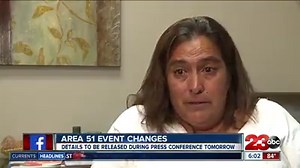 5.1K views · 34 reactions | AREA 51 EVENT CHANGES : New details are emerging regarding the highly anticipated Area 51 festival,( Storm Area 51, They Can't Stop All of Us ) the event is running into major issues. Monday we learned new information about the festival that is scheduled to begin next Friday, may have lost its support from its creator Matty Roberts. Watch below to learn further details. https://bit.ly/2k4fpmW | 23ABC Bakersfield | Facebook