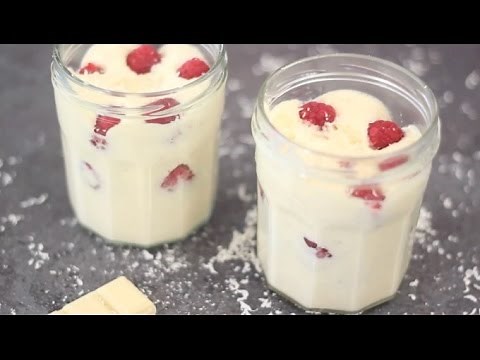Mousse au chocolat blanc