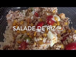 SALADE DE RIZ / SIMPLE ET BON 😉