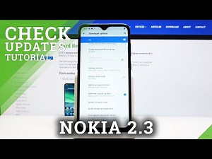How to Activate Automatic System Updates in NOKIA 2.3 - Manage Android Updates