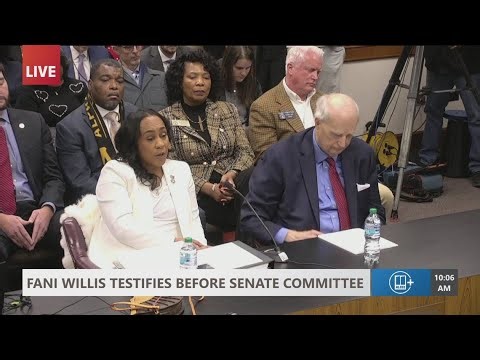 Fulton County DA Fani Willis testifies before state senate committee| Full testimony