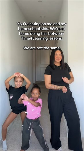 Time4Learning on Instagram: "Learning together, growing together, dancing together💚 #homeschooling #homeschoolmom #Time4Learning #homeschoollife"