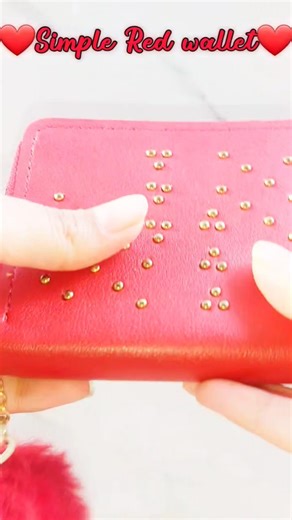 beautiful Red wallet ❤️✨🌼 affordable for everyday use💐 #viral #viralvideo #trendingshorts #trending