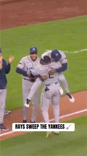 Rays Sweep The Yankees 🧹