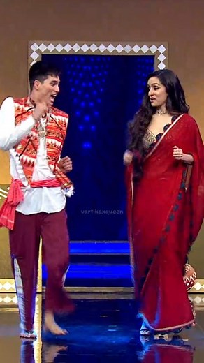 ᴠᴀʀᴛɪᴋᴀxQᴜᴇᴇɴ [ɴᴏᴛɪᴄᴇᴅ😭💕] on Instagram: "@jhavartika 🤣🤣🤣 Nepo and Shraddha Mam dance ❤️😘 #jhavartika #nepo #shraddhakapoor #vartikaxnepo"