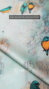 Indulge in the rich sheen of Japan Satin, a fabric that defines grace and sophistication. Its smooth texture, fluid fall, and subtle shine make it perfect for statement outfits, festive ensembles, and evening wear. Whether you’re designing dresses, blouses, or sarees, this fabric adds a luxurious charm to every creation. Shop now and let your style shine with elegance. | Fabcurate