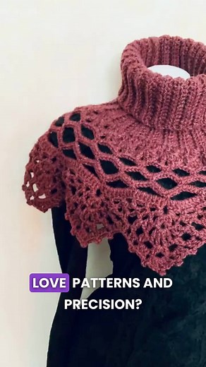 Cozy up with a cowl that's both structured & stylish! 臨 High-neck warmth, delicate lace, and a creative masterpiece in just a few nights. Download now and get cozy! https://crochetarthub.com/products/mystery-cowl-neck-warmer-crochet-pattern-crochetarthub?fbclid=fbclid | Crochet art hub | Facebook