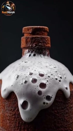 Satisfying ASMR | Rusty Bottle Cleaning & Metal Container Rust Removal