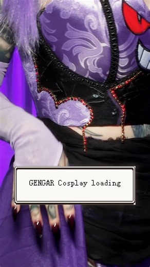 431K views · 12K reactions | Gengar cosplay details I made this for the BBNO Pokémon event! I could help adding a bat pattern even though I know Gengar isn’t a bat I thought it was cute ok!! #cosplay #pokemon #gengar | Ravengriim | Facebook