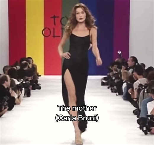 Mother-Daughter Supermodel Duo: Carla Bruni and Bella Hadid