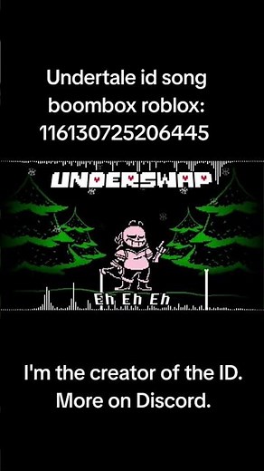 Undertale id song boombox roblox #роблокс #boombox #roblox #song #undertale #sans #music
