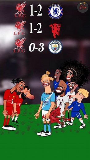 7.4M views · 144K reactions | Manchester City DESTROY Liverpool! 3-0 | Premier League Highlights #football #mancity #Liverpool | Nimoo Animations | Facebook