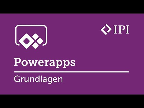 01: PowerApps - Grundlagen (Office 365)