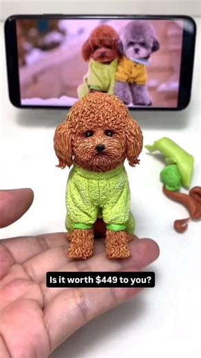 Clay Artist-Custom Clay Figure on Instagram: "Some people say $449 is too much—after all, it’s just clay, right? Or they wonder why anyone would spend that much when you could simply take another photo. But this isn’t about photos. It’s about honoring the one you love, the memory no one else can replace. Every detail is sculpted by hand, every expression shaped from scratch, until their presence returns in a form you can hold. To some, it’s just clay. To those who understand, it’s priceless. #Cu