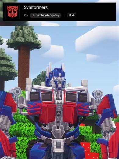 Mod de Minecraft para Volar y Luchar como un Transformer