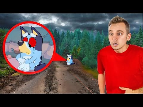 Drone Catches CURSED BLUEY HEELER Pranking! Bluey.EXE in Real Life