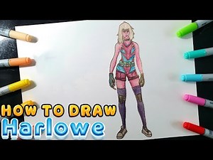 HOW TO DRAW HARLOWE FROM FORTNITE CHAPTER 3