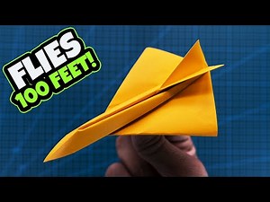 How To Make A Paper Plane, How To Make A Jet Paper Airplane (Diamondback)