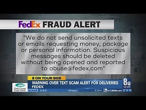 FedEx shipping company warns customers about package scam