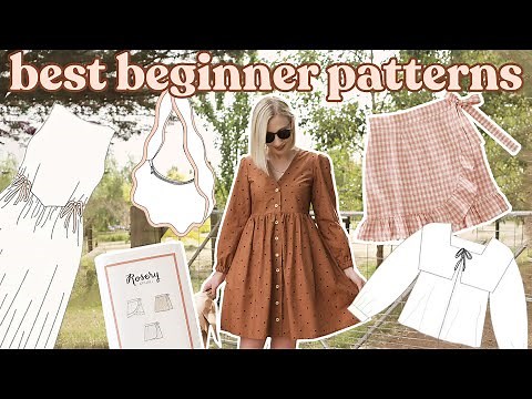 10 Best Sewing Patterns For Beginners - Part 2 | LEARN TO SEW YOUR OWN CLOTHES!