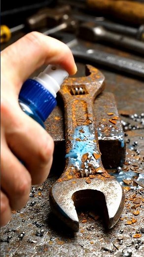 Watch Rust Disappear in Seconds! 🛠️ Amazing Rust Remover Spray Test