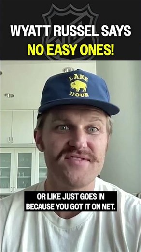 Wyatt Russell might have a future as a goalie coach? 👀👀👀