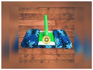 Hand-crocheted Plush Mop Cover: Reusable, Eco-friendly Cleaning - Etsy