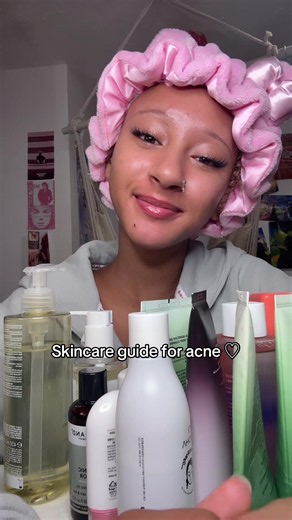 Weak skin barrier = more acne fyi ♡ I hope this helps you all!! Struggling with acne isn’t something to hide or be ashamed of but for me it became painful so this is what worked for me💕 #acnescars #skincare #doublecleansing #viral #xyzabc