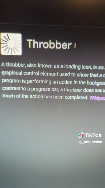 The loading icon is actually called a throbber