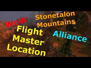 Stonetalon Mountains (Alliance) Flight Master Location - Hippogryph Master Teloren NPC WoW