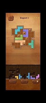 Wood Block Puzzle (by XLsoft) - free offline block puzzle game for Android and iOS - gameplay.
