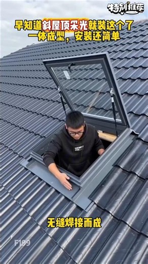 Upgrade Your Roof with This Smart Skylight!#short #diy #skylights #new
