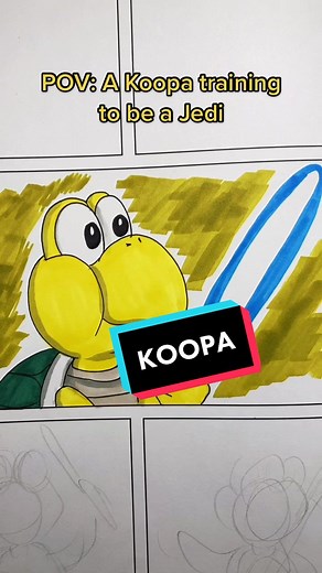 Koopa Training to be a Jedi