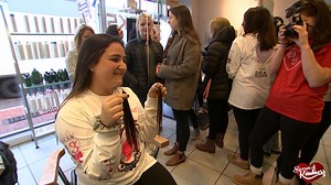 Sixteen High School Students Get Hair Cut Short for Locks of Love