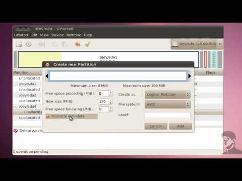 Como particionar el disco duro en Ubuntu 10.04 [9.10]