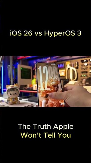 iOS 26 vs HyperOS 3.0 #ios26 #hyperos3 #techbattle #AppleVsXiaomi #smartphonewars