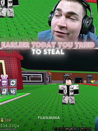 Bro thought he could get away with it😭😭😭😭#stealabrainrot #roblox #shorts