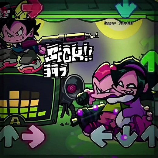 Friday Night Funkin' Gameplay Featuring Pico and Nene