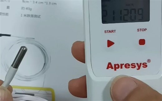 Apresys艾普瑞PDF干冰温度记录仪179-PDF/TI操作使用说明