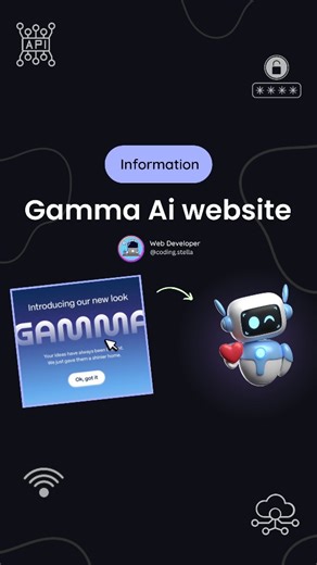 Stella • Coding • HTML • CSS • JAVASCRIPT on Instagram: "☠️🤯 Just Unlocked Every Feature Inside Gamma.app - Here’s Why It’s a Game Changer! Built a fully interactive website in minutes – no coding, no headache. Gamma makes it insanely easy to create stunning portfolios, projects, or presentations that stand out. Whether you're a student, designer, or dev - this tool is next-level creative freedom 🥹🚀 Wanna see what it can do? This reel shows it all. 🖇️ 𝗦𝗧𝗔𝗬 𝗖𝗢𝗡𝗡𝗘𝗖𝗧𝗘𝗗 𝗙𝗔𝗠 ! ✨ �